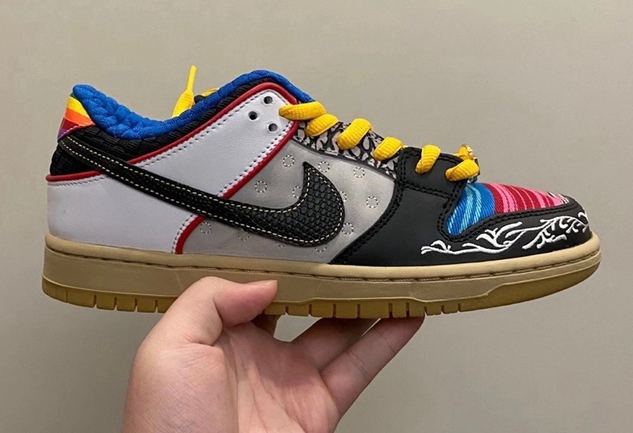 传奇滑手的牌面！全新 “What The” Dunk SB 细节图曝光！